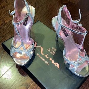 Nina Silver High Heel Shoes Woman’s 7.5